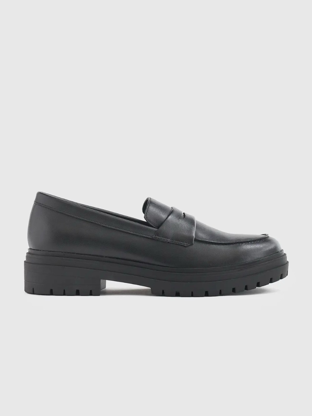 NIB Quince Italian Leather Lug-Sole Penny Loafers - Retail 98